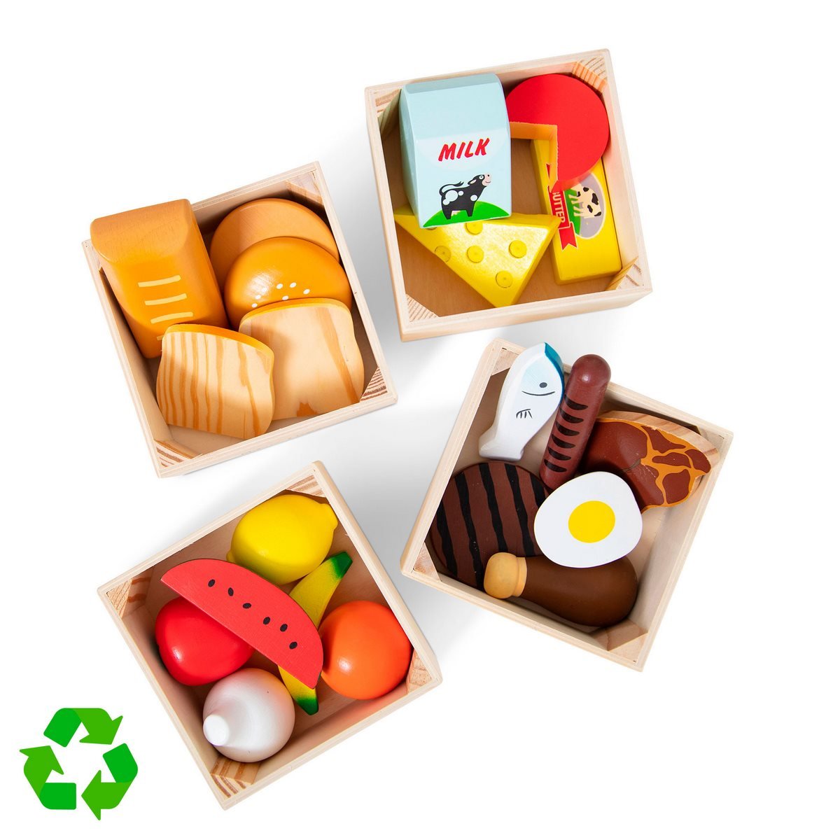 Set De Alimentos De Madera Melissa & Doug
